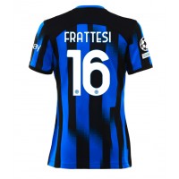 Inter Milan Davide Frattesi #16 Replica Home Shirt Ladies 2023-24 Short Sleeve